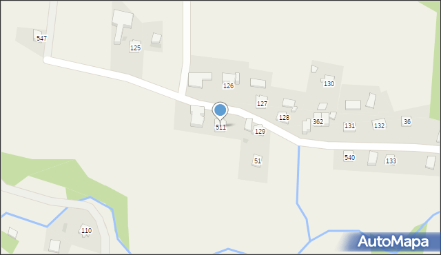 Stróżówka, Stróżówka, 511, mapa Stróżówka
