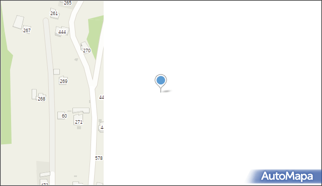 Stróżówka, Stróżówka, 604, mapa Stróżówka