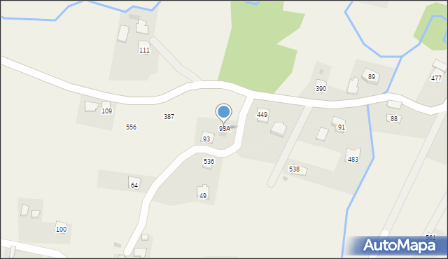 Stróżówka, Stróżówka, 93A, mapa Stróżówka