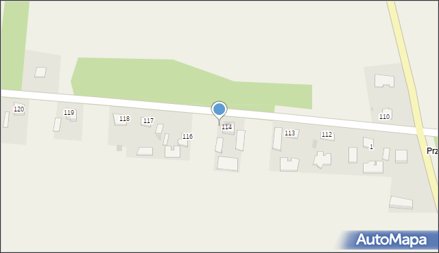 Strożyska, Strożyska, 115, mapa Strożyska