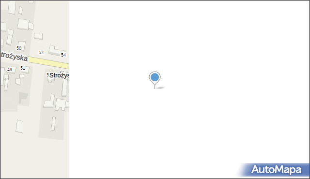 Strożyska, Strożyska, 65, mapa Strożyska