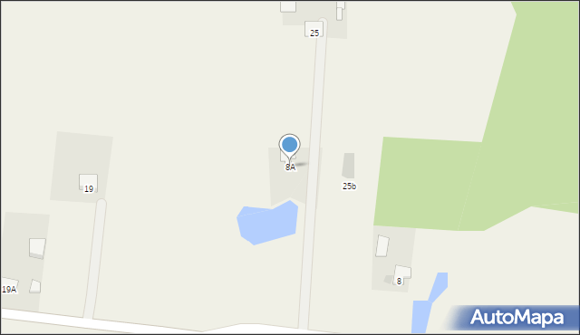 Strubiny, Strubiny, 25a, mapa Strubiny