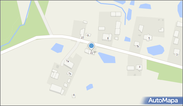 Strubno, Strubno, 11, mapa Strubno