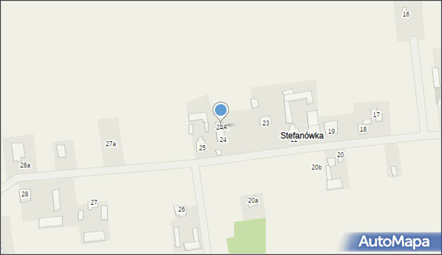 Strugi Krzywickie, Strugi Krzywickie, 24A, mapa Strugi Krzywickie