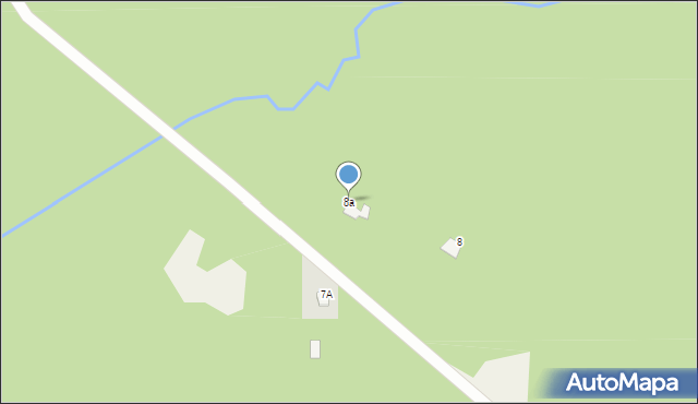 Strugi Krzywickie, Strugi Krzywickie, 8a, mapa Strugi Krzywickie