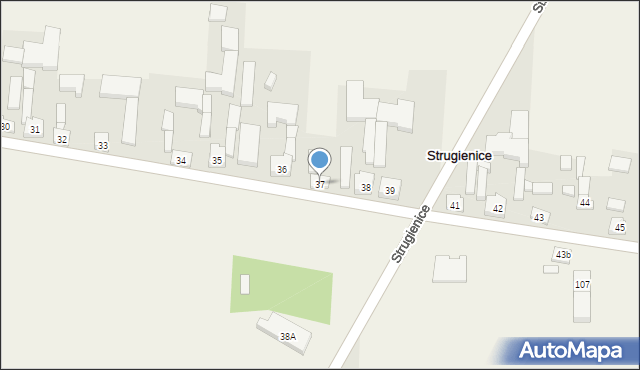 Strugienice, Strugienice, 37, mapa Strugienice