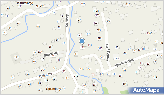 Strumiany, Strumiany, 111, mapa Strumiany