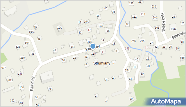 Strumiany, Strumiany, 11A, mapa Strumiany
