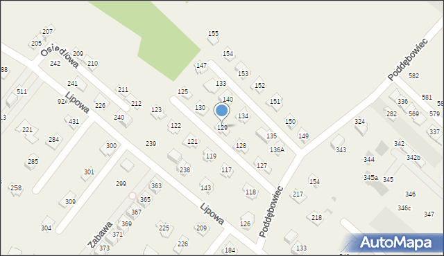 Strumiany, Strumiany, 129, mapa Strumiany