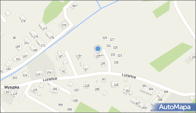 Strumiany, Strumiany, 137, mapa Strumiany
