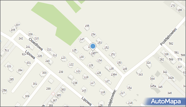 Strumiany, Strumiany, 140, mapa Strumiany
