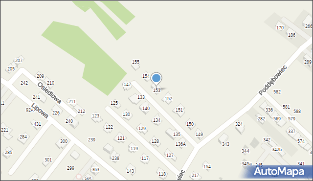 Strumiany, Strumiany, 153, mapa Strumiany