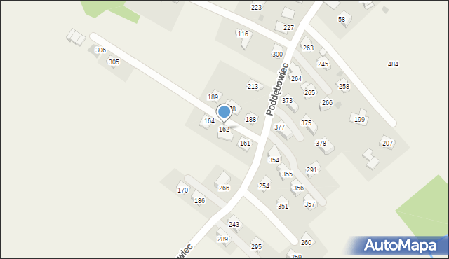 Strumiany, Strumiany, 162, mapa Strumiany