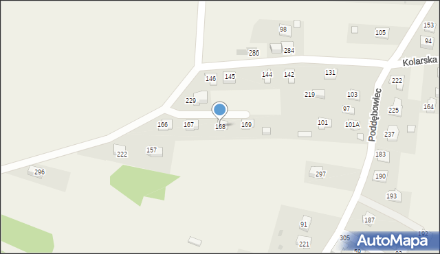 Strumiany, Strumiany, 168, mapa Strumiany