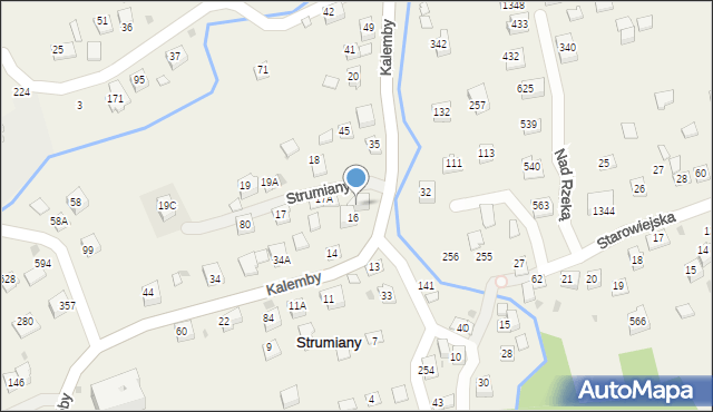 Strumiany, Strumiany, 16A, mapa Strumiany