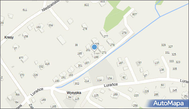 Strumiany, Strumiany, 200, mapa Strumiany