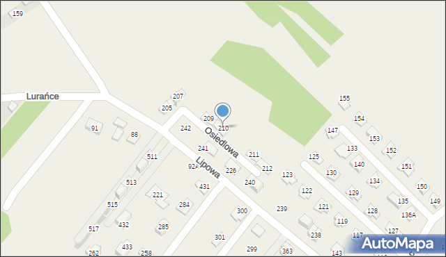 Strumiany, Strumiany, 210, mapa Strumiany