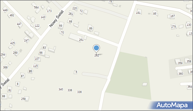 Strumiany, Strumiany, 262, mapa Strumiany