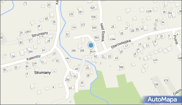 Strumiany, Strumiany, 27, mapa Strumiany