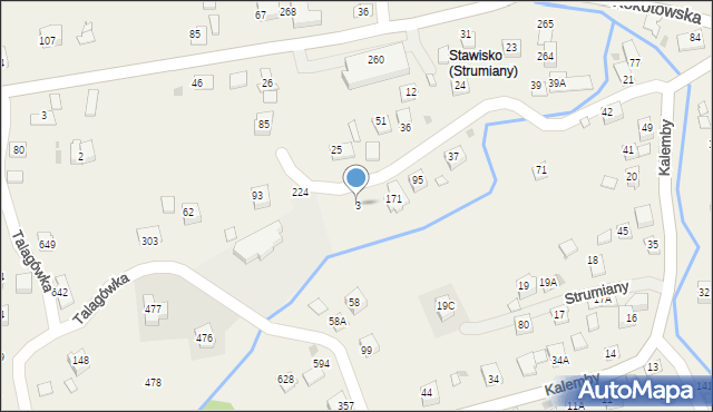 Strumiany, Strumiany, 3, mapa Strumiany