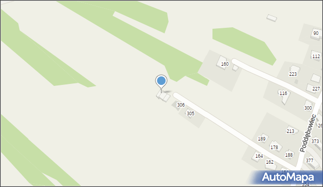 Strumiany, Strumiany, 311, mapa Strumiany