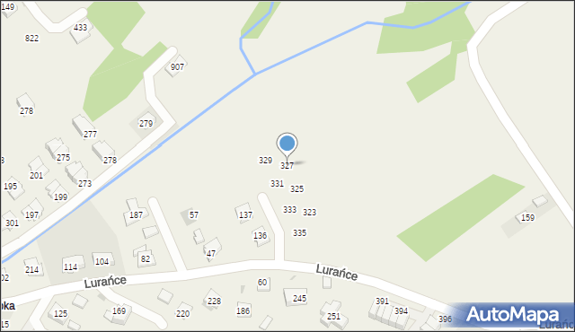 Strumiany, Strumiany, 327, mapa Strumiany