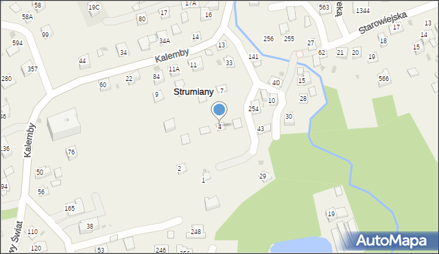 Strumiany, Strumiany, 4, mapa Strumiany