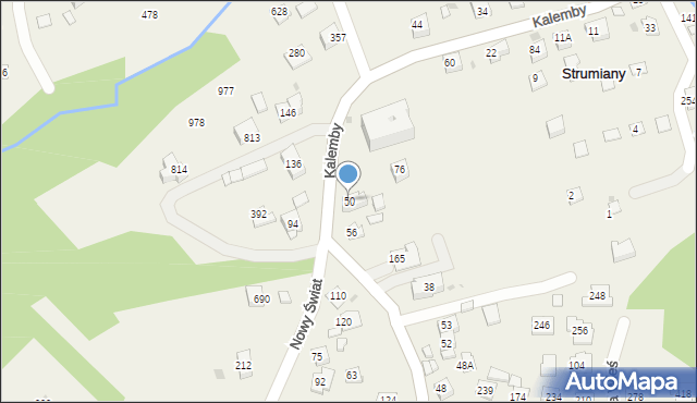 Strumiany, Strumiany, 50, mapa Strumiany