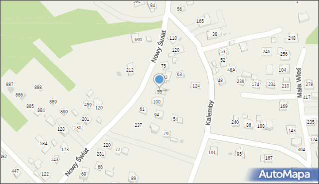 Strumiany, Strumiany, 55, mapa Strumiany