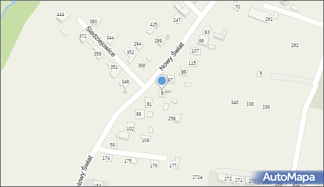 Strumiany, Strumiany, 8, mapa Strumiany