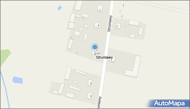 Struniawy, Struniawy, 6, mapa Struniawy