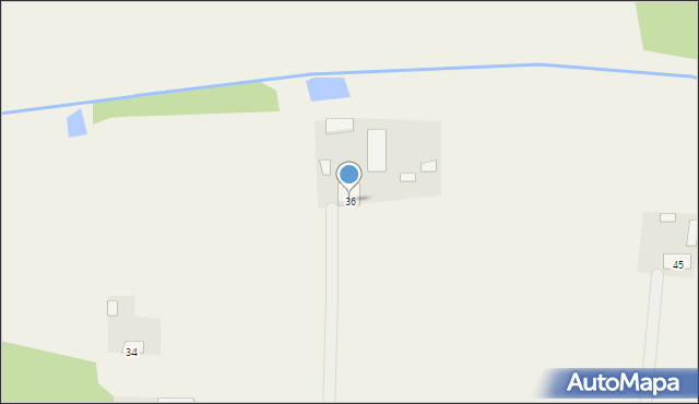 Strupczewo Duże, Strupczewo Duże, 36, mapa Strupczewo Duże