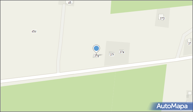 Strupczewo Duże, Strupczewo Duże, 37g, mapa Strupczewo Duże