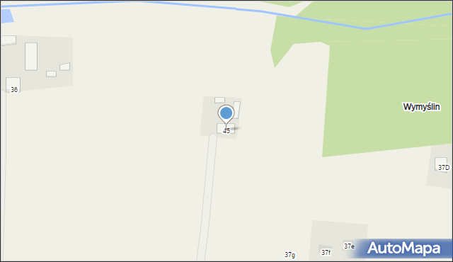 Strupczewo Duże, Strupczewo Duże, 45, mapa Strupczewo Duże