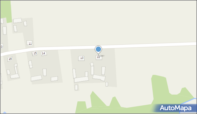 Strupiechów, Strupiechów, 12, mapa Strupiechów