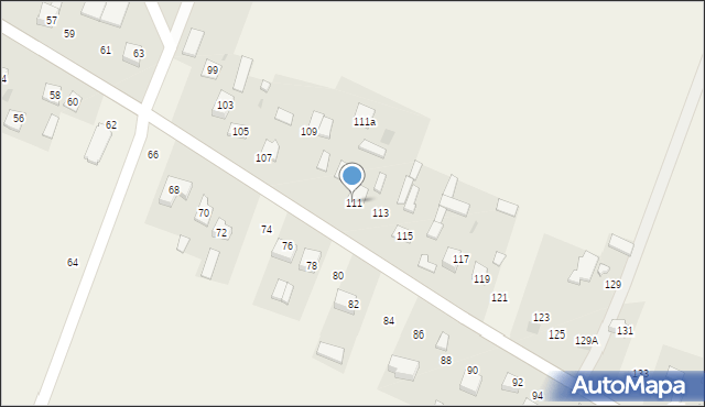 Strupin Duży, Strupin Duży, 111, mapa Strupin Duży