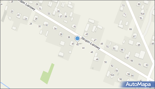 Strupin Duży, Strupin Duży, 42, mapa Strupin Duży