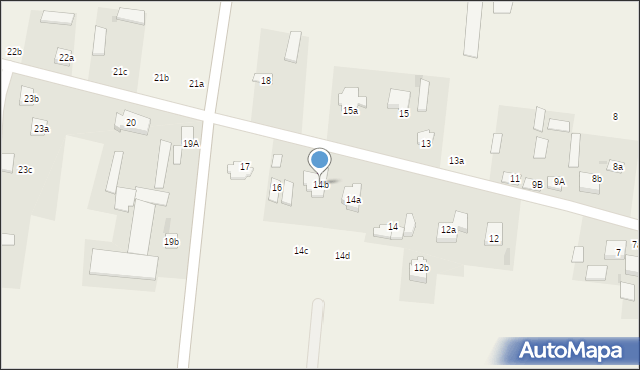 Strupin Mały, Strupin Mały, 14b, mapa Strupin Mały