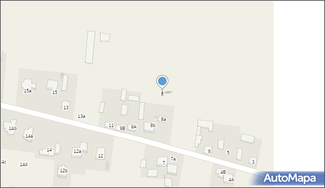 Strupin Mały, Strupin Mały, 8, mapa Strupin Mały