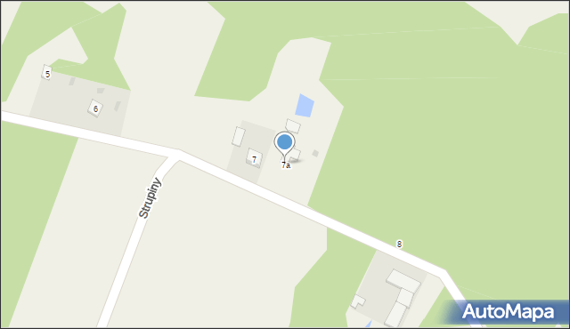 Strupiny, Strupiny, 7a, mapa Strupiny