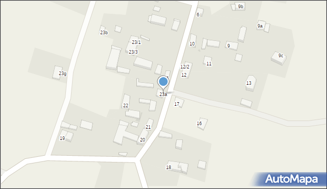 Struszewo, Struszewo, 23a, mapa Struszewo