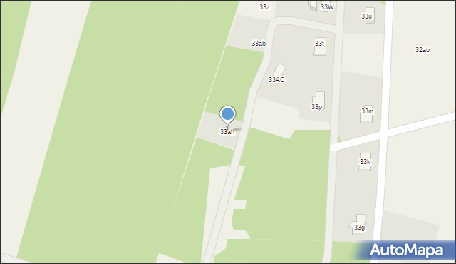 Struszewo, Struszewo, 33ah, mapa Struszewo
