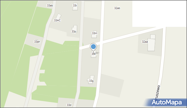 Struszewo, Struszewo, 33k, mapa Struszewo