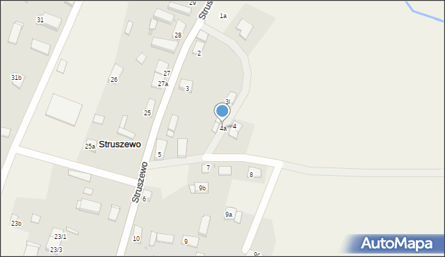 Struszewo, Struszewo, 4a, mapa Struszewo