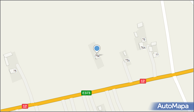 Struża, Struża, 75a, mapa Struża