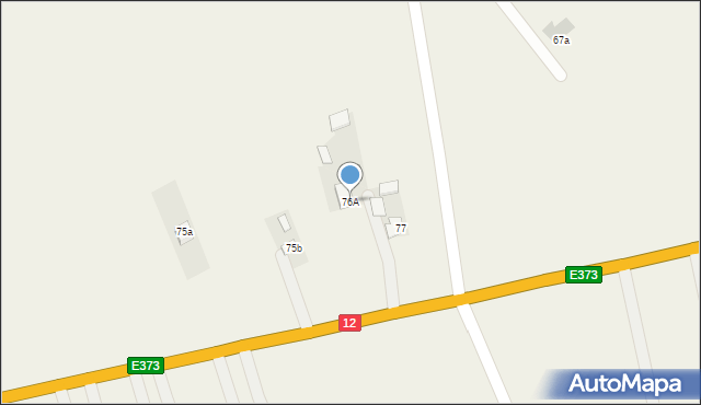 Struża, Struża, 76A, mapa Struża