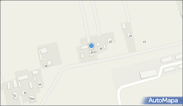 Struża-Kolonia, Struża-Kolonia, 47, mapa Struża-Kolonia