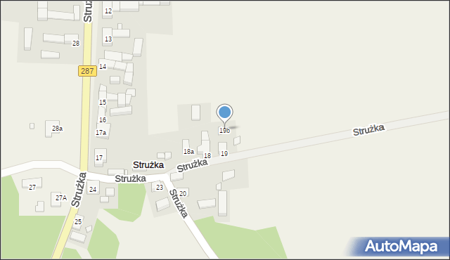 Strużka, Strużka, 19b, mapa Strużka