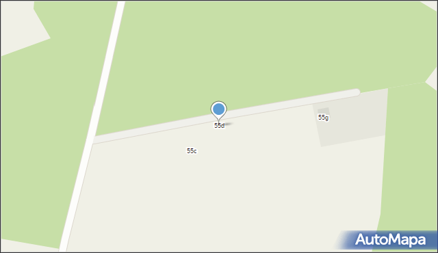 Strychy, Strychy, 55d, mapa Strychy