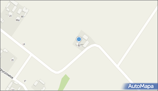 Stryczowice, Stryczowice, 50, mapa Stryczowice